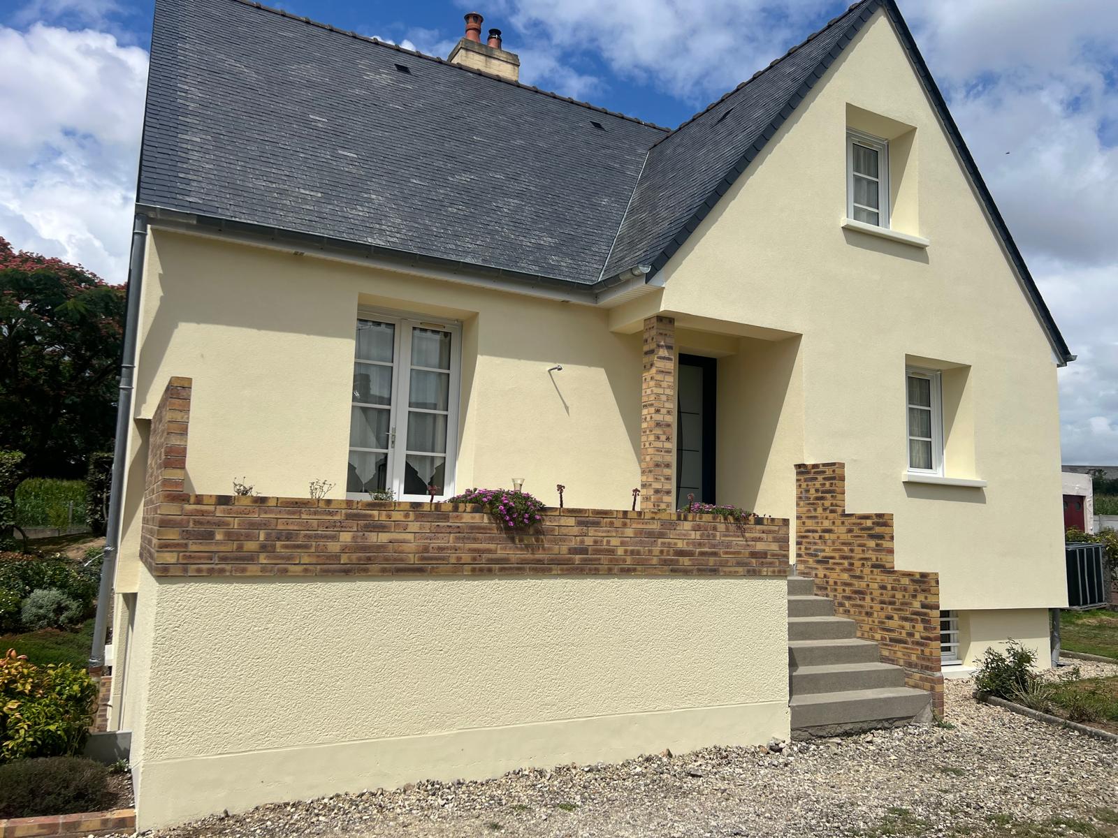 Peinture façade résidentielle - BESSA RAVALEMENT